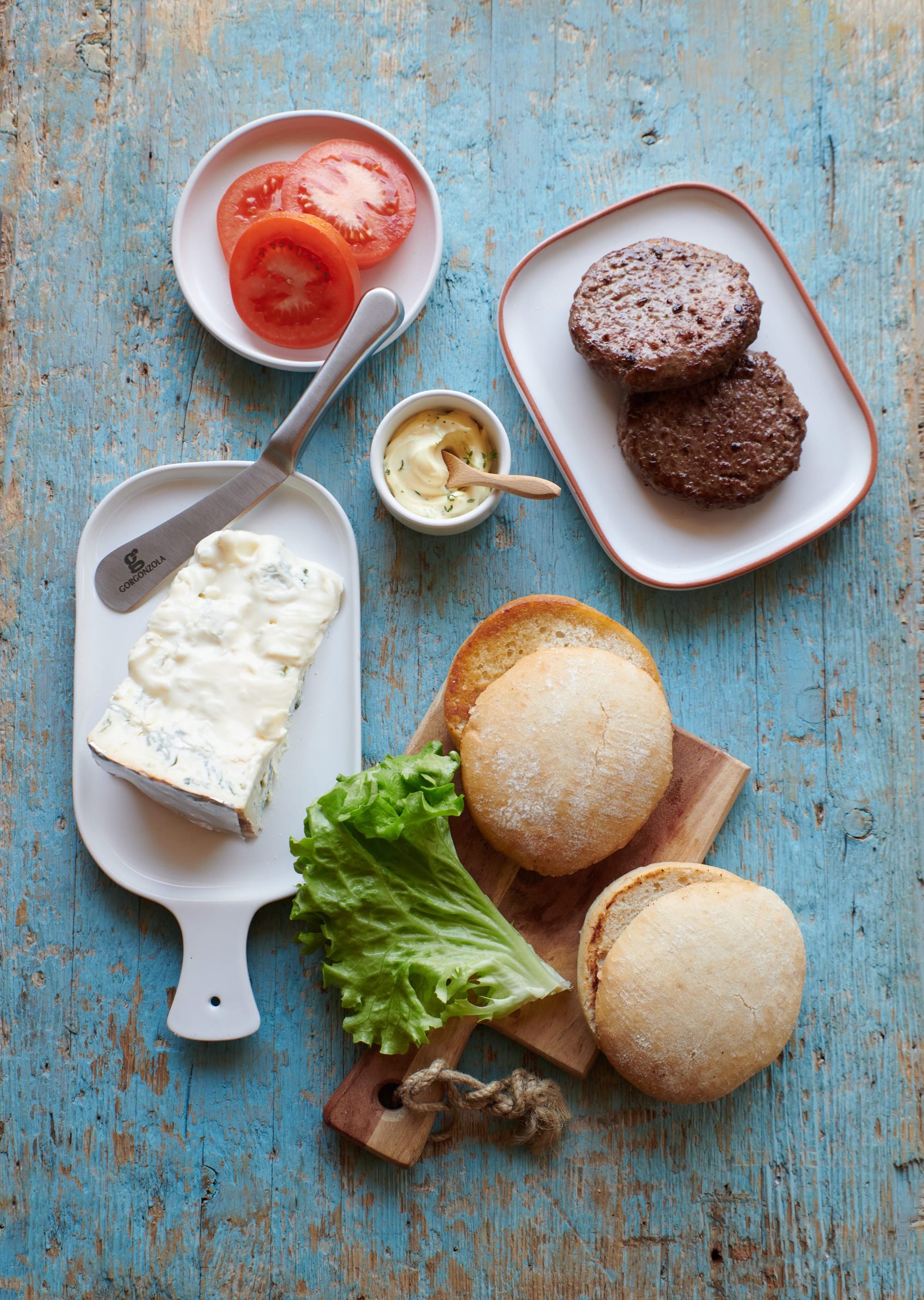 hamburger-gorgonzola